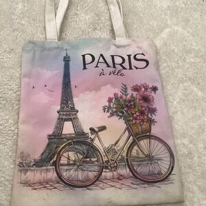 Paris Bicycle Tote Bag